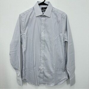 J. Crew Men's Size Small Bowery performance stretch dress‎ shirt Spread Collar